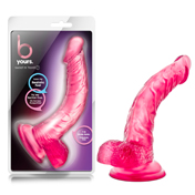 Blush B Yours Sweet 'n Hard 7 Realistic 8.5 in. Dildo with Balls & Suction Cup Pink | Climactic Adventures