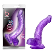 B Yours Sweet n Hard 7 Dildo 8.5in Purp | Climactic Adventures