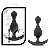 Luxe Explore Silicone Anal Plug Black | Climactic Adventures