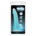 Firefly Smooth Dong 5in Dildo Blue