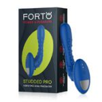 Forto Studded Pro Vibr Anal Massager Blu
