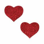 Pastease Glitter Heart Red