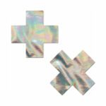 Pastease Holographic Crosses Silver