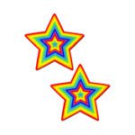 Pastease Glitter Pumping Star Rainbow